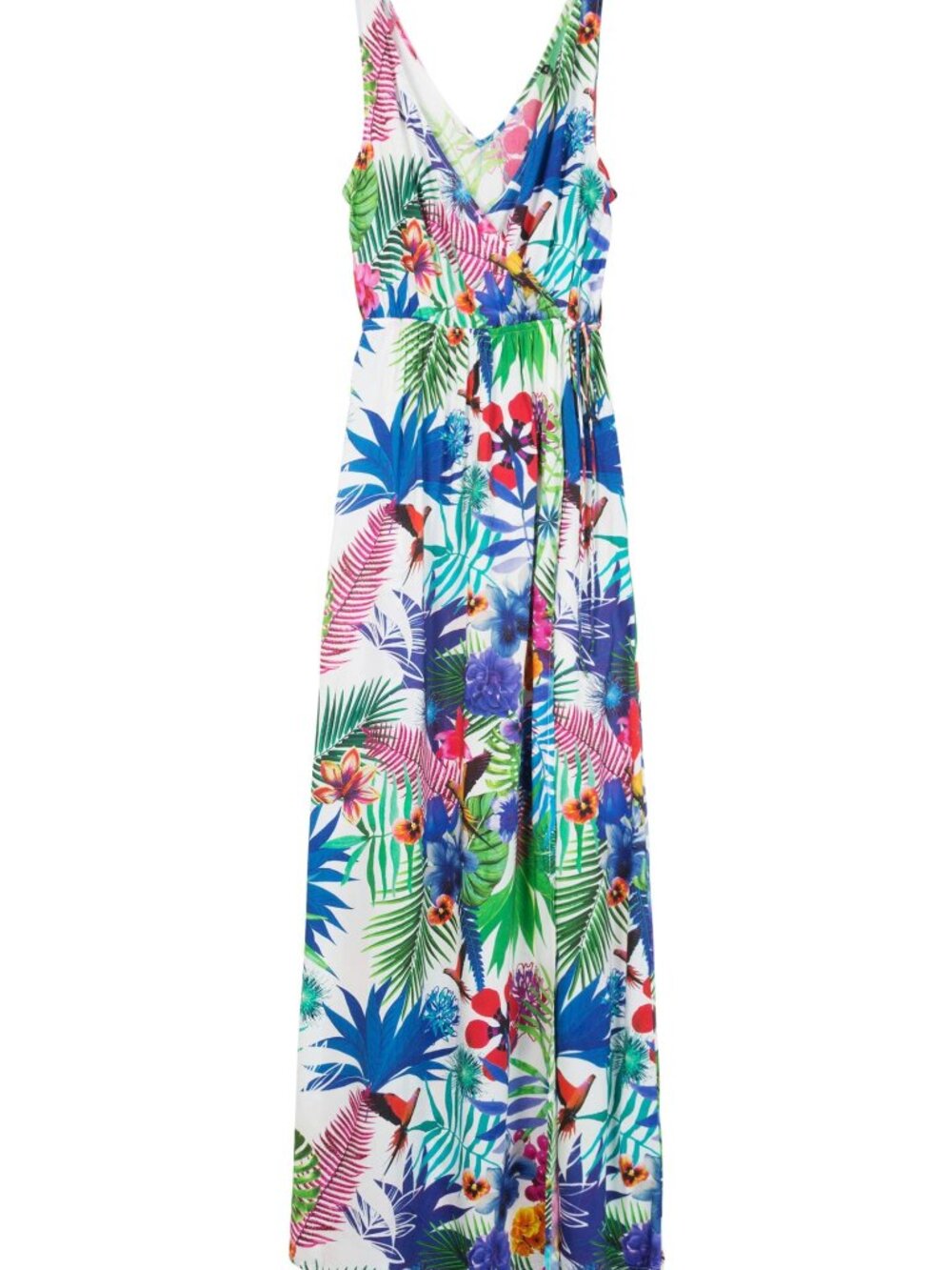 Desigual Jasmine Tropical Print Maxi Dress, Size M - Picture 5 of 11